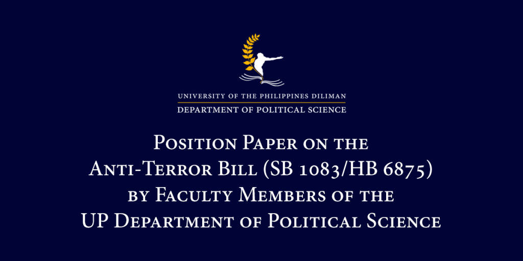 anti terrorism bill essay