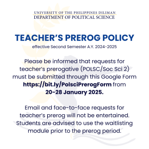 DPS PREROG POLICY